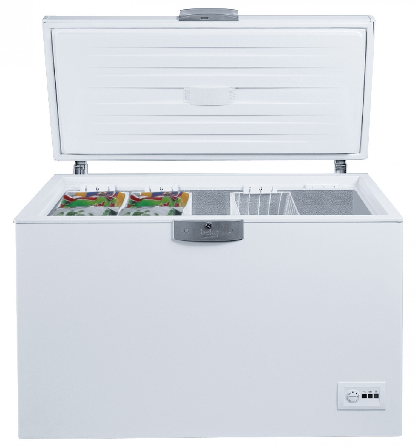 Marke: Beko Platz für 451 Liter: Beko-Gefriertruhe mit drei Körben und Beleuchtung, Bild 1 Haushaltsgroßgeräte Platz für 451 Liter: Beko-Gefriertruhe mit drei Körben und Beleuchtung - News, Bild 1