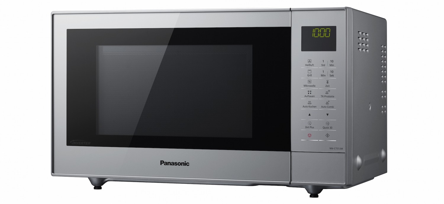 Inverter-Mikrowellen mit Quarzgrill: Neue Kombi-Geräte von Panasonic