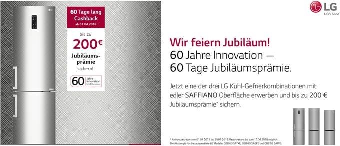 Haushaltsgeräte Noch zwei Wochen: Bis zu 200 Euro Rabatt beim Kauf von LG-Haushaltsgeräten - News, Bild 1