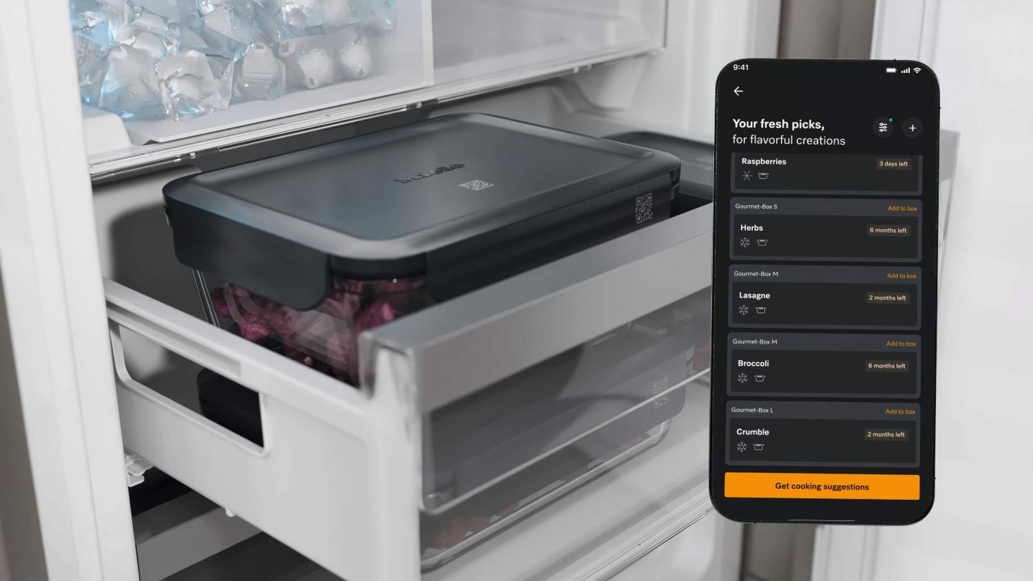 Marke: Miele Miele mit neuen Gourmet-Boxen - QR-Code weist auf Verbrauchsdatum hin, Bild 1 Haushaltsgeräte Miele mit neuen Gourmet-Boxen - QR-Code weist auf Verbrauchsdatum hin - News, Bild 1
