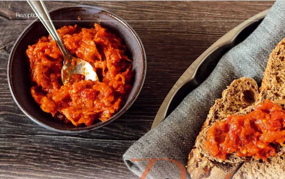 Rezeptidee: Pikanter Paprika-Tomaten-Dip