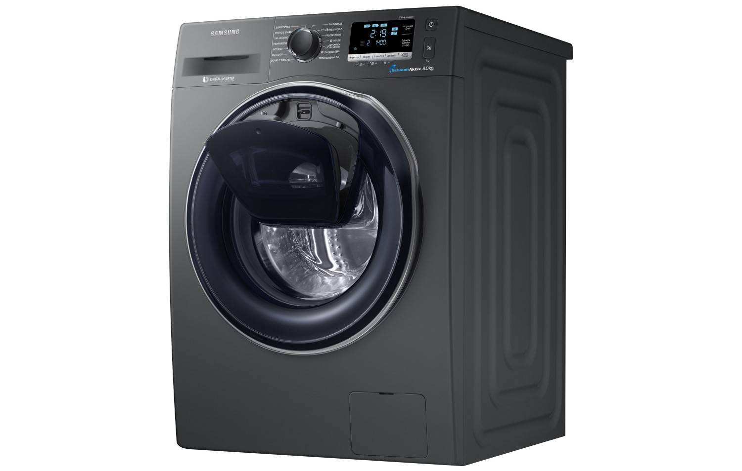 Haushaltsgroßgeräte Schluss mit Weiß: Samsung führt Waschmaschine in Anthrazit ein - News, Bild 1