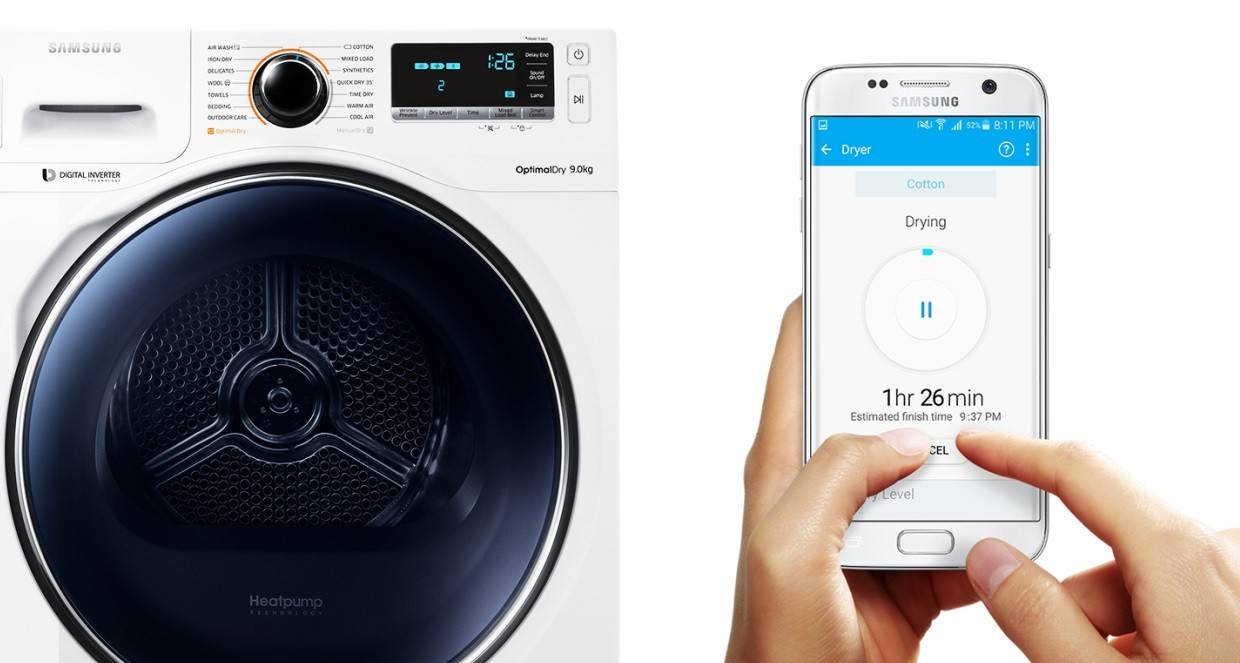 Haushaltsgroßgeräte Steuerung per App: Wärmepumpentrockner von Samsung kommt in den Handel - News, Bild 1