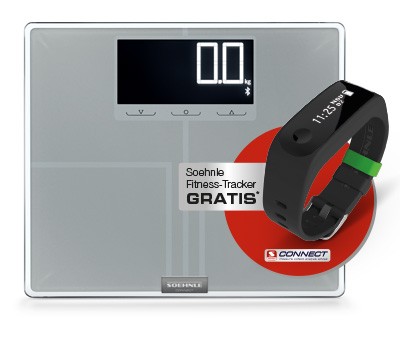 Soehnle Bis Ende Juli: Soehnle verschenkt Fitness-Tracker beim Kauf einer Körperanalysewaage, Bild 1 Gesundheit Bis Ende Juli: Soehnle verschenkt Fitness-Tracker beim Kauf einer Körperanalysewaage - News, Bild 1