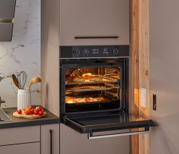 Marke: Beko IFA 2023: Einbau-Backofen von Beko mit zwei Garräumen, Bild 1 Haushaltsgeräte IFA 2023: Einbau-Backofen von Beko mit zwei Garräumen - News, Bild 1