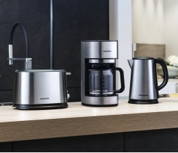 Grundig Edelstahl oder schwarzer Kunststoff: Neue Frühstücksserien von Grundig, Bild 1 Haushaltsgeräte Edelstahl oder schwarzer Kunststoff: Neue Frühstücksserien von Grundig - News, Bild 1