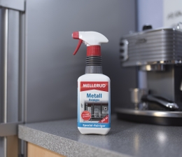 Haushaltsgeräte Armaturen und Alu-Oberflächen ohne Flecken und Fingerabdrücke: Metall Reiniger von Mellerud, Bild 1 Haushaltsgeräte Armaturen und Alu-Oberflächen ohne Flecken und Fingerabdrücke: Metall Reiniger von Mellerud - News, Bild 1