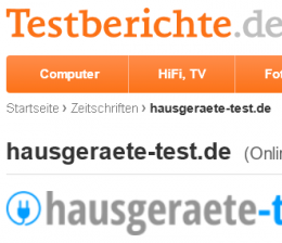 Haushaltsgeräte Hausgeraete-test.de geht Kooperation mit Verbraucherportal Testberichte.de ein, Bild 1 Haushaltsgeräte Hausgeraete-test.de geht Kooperation mit Verbraucherportal Testberichte.de ein - News, Bild 1