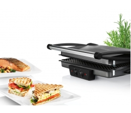 Haushaltsgeräte Kontaktgrill, Tischgrill und Gratin-Ofen in einem Gerät: Bosch serviert leckere Steaks und Burger , Bild 1 Haushaltsgeräte Kontaktgrill, Tischgrill und Gratin-Ofen in einem Gerät: Bosch serviert leckere Steaks und Burger - News, Bild 1