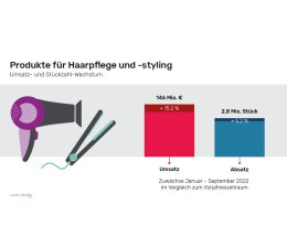 Marke: Produkte für Haarpflege und -styling wieder stark nachgefragt, Bild 1 Körperpflege Produkte für Haarpflege und -styling wieder stark nachgefragt - News, Bild 1
