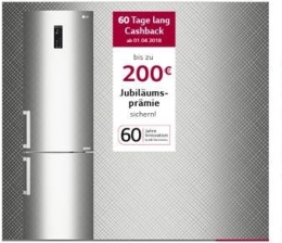 LG Noch zwei Wochen: Bis zu 200 Euro Rabatt beim Kauf von LG-Haushaltsgeräten, Bild 1 Haushaltsgeräte Noch zwei Wochen: Bis zu 200 Euro Rabatt beim Kauf von LG-Haushaltsgeräten - News, Bild 1