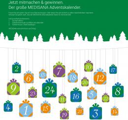 MEDISANA 24 Türchen – 24 mal Gesundheit zu gewinnen: MEDISANA eröffnet Adventskalender, Bild 1 Gesundheit 24 Türchen – 24 mal Gesundheit zu gewinnen: MEDISANA eröffnet Adventskalender - News, Bild 1