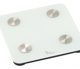 Pearl 7in1-Körperanalysewaage aus Glas mit Bluetooth, App und Nutzer-Erkennung, Bild 1 Haushaltsgeräte 7in1-Körperanalysewaage aus Glas mit Bluetooth, App und Nutzer-Erkennung - News, Bild 1