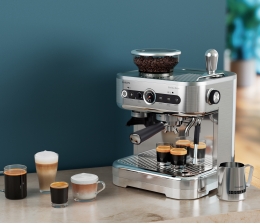 Marke: Philips Barista Brew: Halbautomatische Siebträgermaschine von Philips für Espresso, Lungo und Co., Bild 1 Haushaltsgeräte Barista Brew: Halbautomatische Siebträgermaschine von Philips für Espresso, Lungo und Co. - News, Bild 1