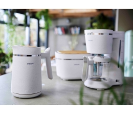 Philips Toaster, Wasserkocher und Filterkaffeemaschine von Philips aus zu 100 Prozent recyceltem Kunststoff, Bild 1 Haushaltsgeräte Toaster, Wasserkocher und Filterkaffeemaschine von Philips aus zu 100 Prozent recyceltem Kunststoff - News, Bild 1