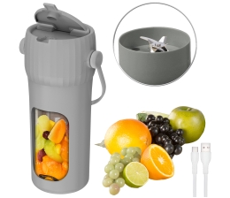 Marke: Rosenstein und Söhne Akku-Getränkemixer mit sechs Edelstahlklingen und USB-C-Port zum Laden, Bild 1 Haushaltsgeräte Akku-Getränkemixer mit sechs Edelstahlklingen und USB-C-Port zum Laden - News, Bild 1