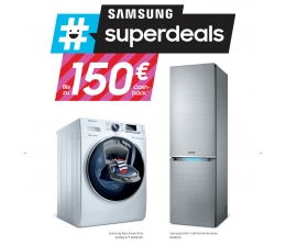 Samsung Für Waschmaschinen, Kühschränke und Trockner: Samsung zahlt bis zu 150 Euro zurück, Bild 1 Haushaltsgroßgeräte Für Waschmaschinen, Kühschränke und Trockner: Samsung zahlt bis zu 150 Euro zurück - News, Bild 1