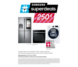 Samsung Schlussspurt: Samsung-Rabatt auf Haushaltsgeräte nur noch bis zum 17. Dezember , Bild 1 Haushaltsgroßgeräte Schlussspurt: Samsung-Rabatt auf Haushaltsgeräte nur noch bis zum 17. Dezember - News, Bild 1