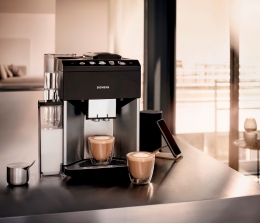 Siemens Kaffeevollautomat von Siemens mit Dampfreinigung und Smartphone-Steuerung, Bild 1 Haushaltsgeräte Kaffeevollautomat von Siemens mit Dampfreinigung und Smartphone-Steuerung - News, Bild 1