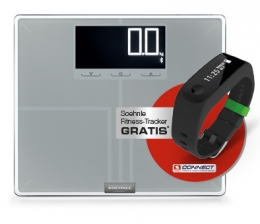 Soehnle Bis Ende Juli: Soehnle verschenkt Fitness-Tracker beim Kauf einer Körperanalysewaage, Bild 1 Gesundheit Bis Ende Juli: Soehnle verschenkt Fitness-Tracker beim Kauf einer Körperanalysewaage - News, Bild 1