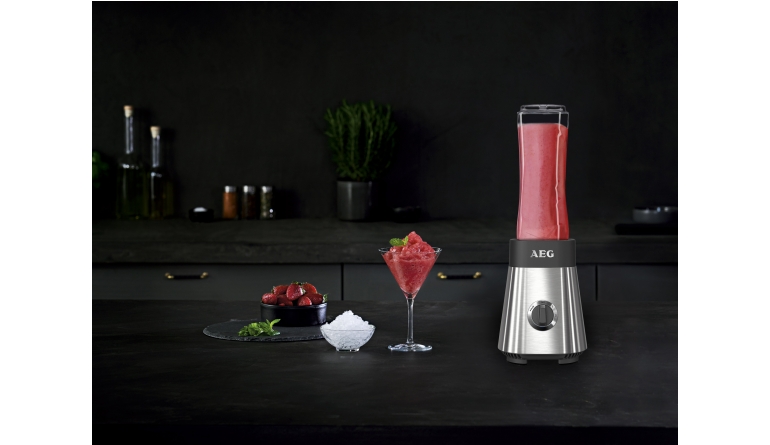 AEG Mini-Mixer von AEG jetzt vielseitiger - Smoothies auch zum Mitnehmen, Bild 1 Haushaltsgeräte Mini-Mixer von AEG jetzt vielseitiger - Smoothies auch zum Mitnehmen - News, Bild 1
