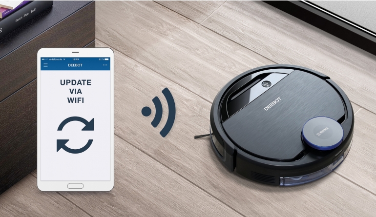 Haushaltsgeräte Haushaltsroboter von Ecovacs Robotics erhalten OTA-Funktion - Firmware-Updates - News, Bild 1