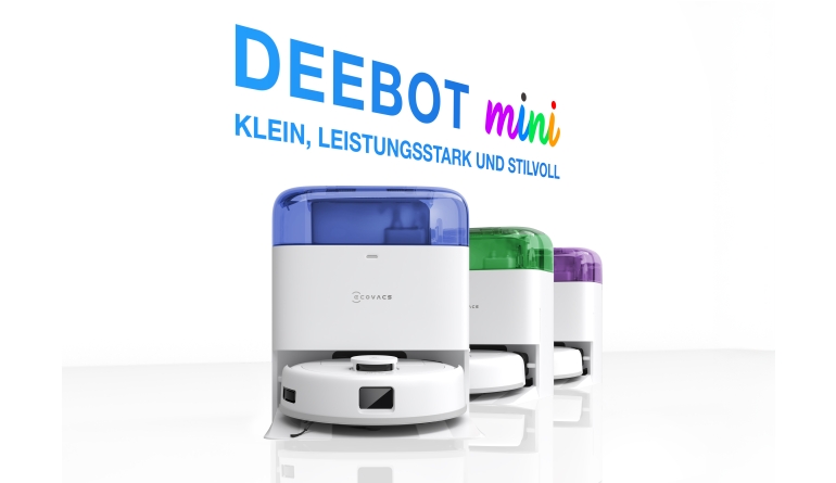 Haushaltsgeräte Kompakter Reinigungsroboter von Ecovacs: Deebot mini in drei Farben - News, Bild 1