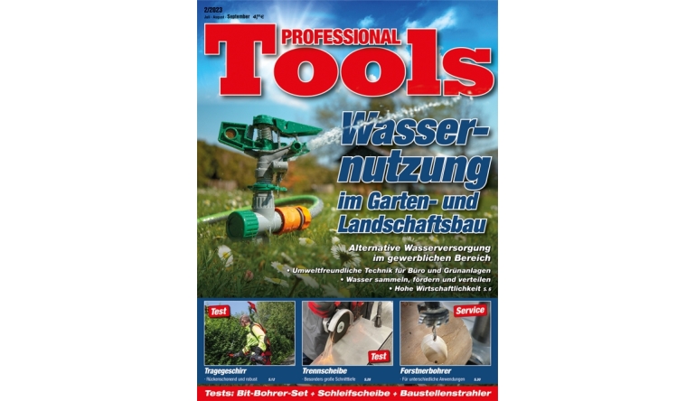 Gesundheit In der neuen „Professional Tools“: Wassernutzung im Garten und Landschaftsbau - News, Bild 1