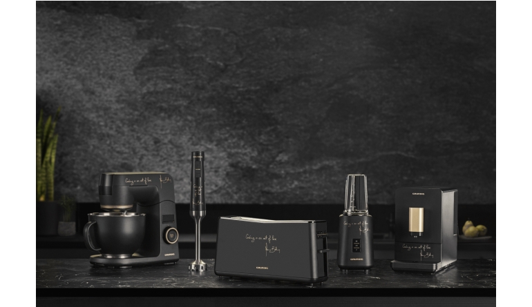 Grundig Fünf Küchenkleingeräte von Grundig im mattschwarzen Look mit goldenem Akzent, Bild 1 Haushaltsgeräte Fünf Küchenkleingeräte von Grundig im mattschwarzen Look mit goldenem Akzent - News, Bild 1