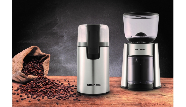 Grundig Zwei neue Kaffeemühlen von Grundig: Mahlgrad in 18 Stufen einstellbar, Bild 1 Haushaltsgeräte Zwei neue Kaffeemühlen von Grundig: Mahlgrad in 18 Stufen einstellbar - News, Bild 1