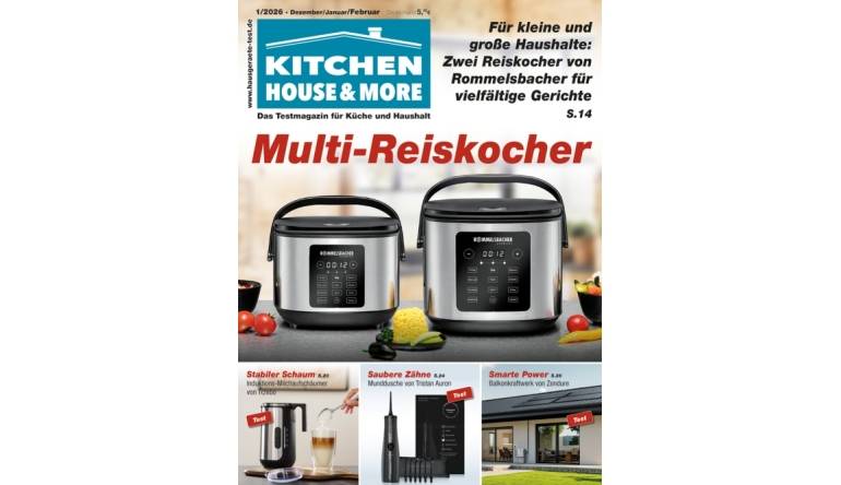 Haushaltsgeräte „KITCHEN, HOUSE & MORE“: Reiskocher, Milchaufschäumer und Munddusche - News, Bild 1