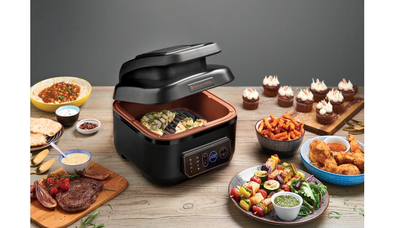 Marke: Multikocher von Russell Hobbs für Heißluftfrittieren, Garen, Braten und Backen, Bild 1 Haushaltsgeräte Multikocher von Russell Hobbs für Heißluftfrittieren, Garen, Braten und Backen - News, Bild 1