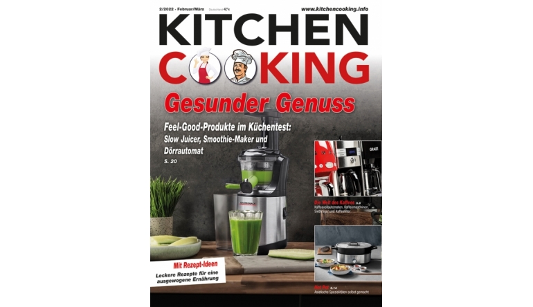Haushaltsgeräte So geht gesunder Genuss: Spannende Produkte und Rezepte in der neuen „Kitchen Cooking“, Bild 1 Haushaltsgeräte So geht gesunder Genuss: Spannende Produkte und Rezepte in der neuen „Kitchen Cooking“ - News, Bild 1