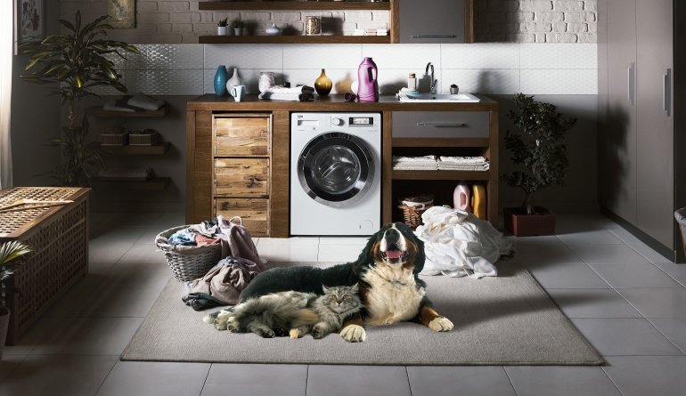 Haushaltsgroßgeräte Beko-Waschmaschinen mit spezieller Zusatzfunktion gegen Tierhaare, Bild 1 Haushaltsgroßgeräte Beko-Waschmaschinen mit spezieller Zusatzfunktion gegen Tierhaare - News, Bild 1