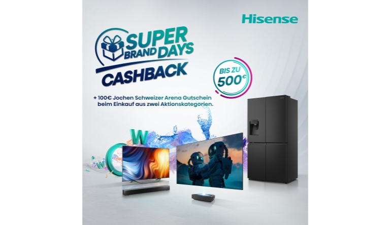 Haushaltsgroßgeräte Nur noch bis Ende Juni: Hisense mit bis zu 500 Euro Cashback bei Kauf von Hausgeräten - News, Bild 1