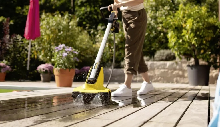 Produktvorstellung Neuer Akku-Terrassenreiniger von Kärcher - Rotierende Bürstenwalzen - News, Bild 1