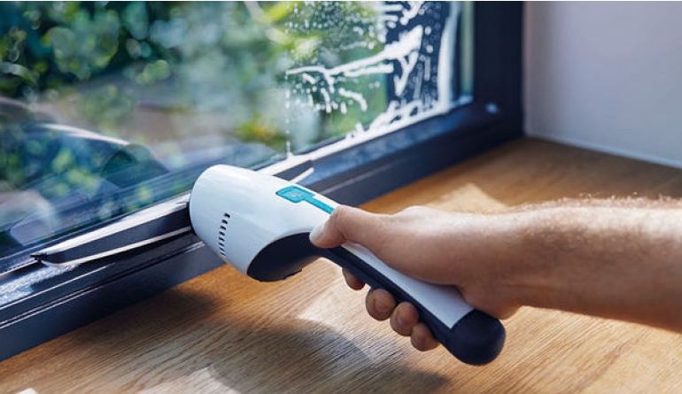 Haushaltsgeräte Bis zu 45 Minuten Akkulaufzeit: Neuer Fenster- und Badsauger von Leifheit - News, Bild 1