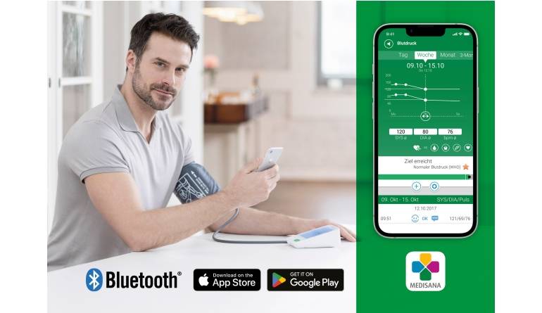 Marke: MEDISANA Für Blutdruck, Blutzucker, Gewicht, Herzfrequenz: VitaDock+ App von Medisana als Medizinprodukt zugelassen, Bild 1 Gesundheit Für Blutdruck, Blutzucker, Gewicht, Herzfrequenz: VitaDock+ App von Medisana als Medizinprodukt zugelassen - News, Bild 1