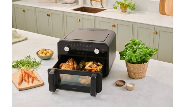 Haushaltsgeräte Heißluftfritteuse von Panasonic mit zwei Kochzonen ab November - News, Bild 1