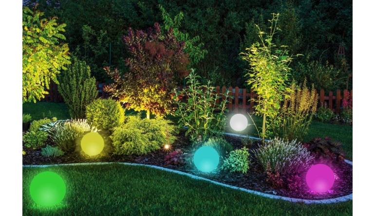 Marke: Pearl Für Zimmer und Garten: Smarte Leuchtkugel mit App- und Sprachsteuerung, Bild 1 Gesundheit Für Zimmer und Garten: Smarte Leuchtkugel mit App- und Sprachsteuerung - News, Bild 1