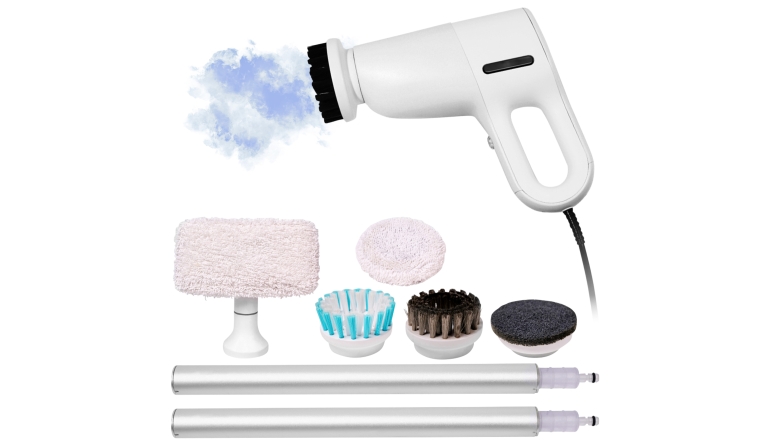 Marke: Pearl Dampf, Mopp und Bürste: 3in1 Hand- & Boden Dampfreiniger mit fünf Aufsätzen, Bild 1 Haushaltsgeräte Dampf, Mopp und Bürste: 3in1 Hand- & Boden Dampfreiniger mit fünf Aufsätzen - News, Bild 1