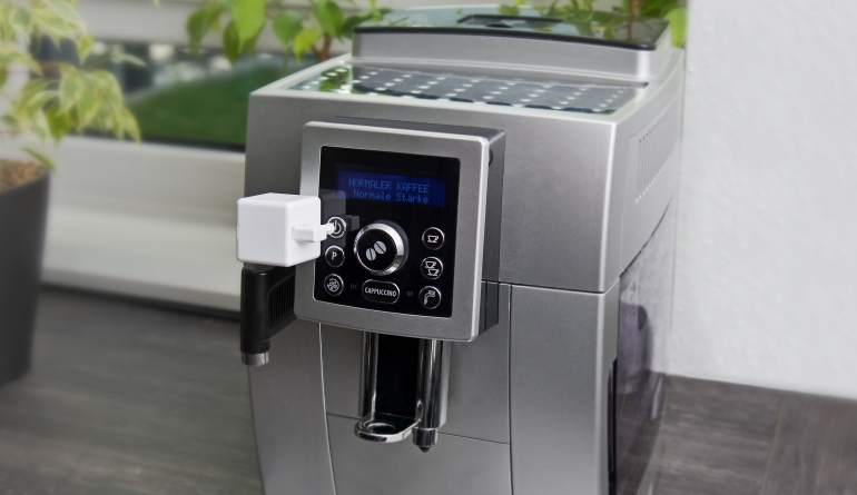 Pearl Zum Nachrüsten: So bedienen Sie sogar den Kaffeeautomaten per Smartphone, Bild 1 Haushaltsgeräte Zum Nachrüsten: So bedienen Sie sogar den Kaffeeautomaten per Smartphone - News, Bild 1