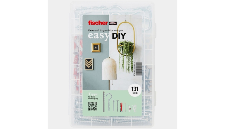 Produktvorstellung Für Deko, Lampen, Blumen und Co.: Neue EasyDIY Box von Fischer für den Haushalt - News, Bild 1