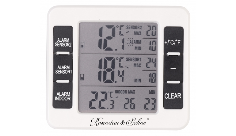 Haushaltsgeräte Funk-Kühl- & Gefrierschrank-Thermometer warnt bei Temperaturverlust - News, Bild 1