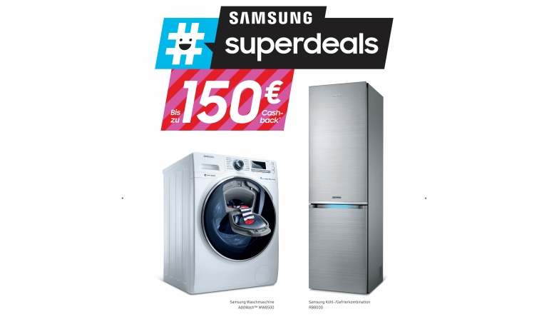 Haushaltsgroßgeräte Für Waschmaschinen, Kühschränke und Trockner: Samsung zahlt bis zu 150 Euro zurück - News, Bild 1
