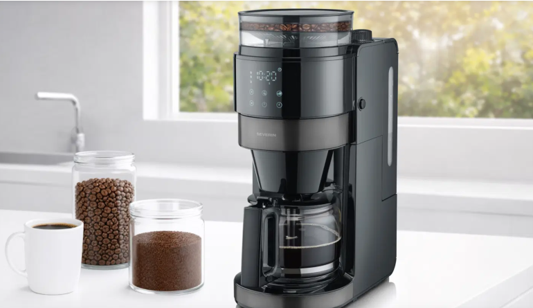 Haushaltsgeräte Neue S-Taste AromaOne Kaffeemaschine mit Mahlwerk von Severin - News, Bild 1