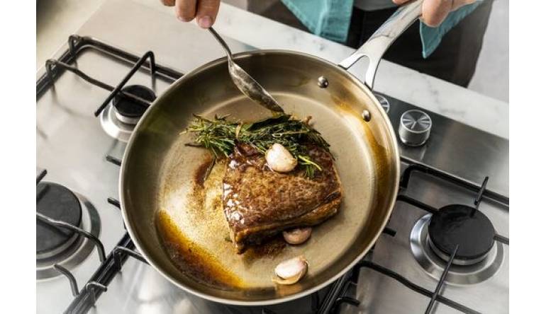 Marke: Tefal Für krosses Anbraten mit Röstaromen: Neue unbeschichtete Edelstahl-Pfanne von Tefal, Bild 1 Haushaltsgeräte Für krosses Anbraten mit Röstaromen: Neue unbeschichtete Edelstahl-Pfanne von Tefal - News, Bild 1