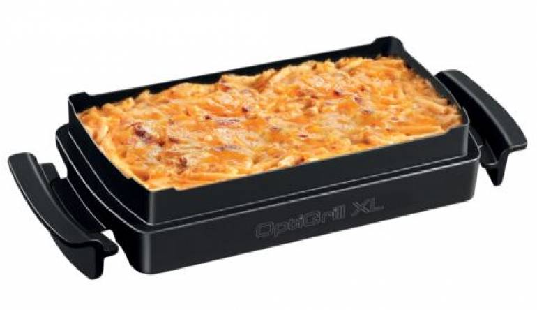 Tefal Neue OptiGrill Backschale XL von Tefal für Aufläufe, Gratins und Pizza, Bild 1 Haushaltsgeräte Neue OptiGrill Backschale XL von Tefal für Aufläufe, Gratins und Pizza - News, Bild 1
