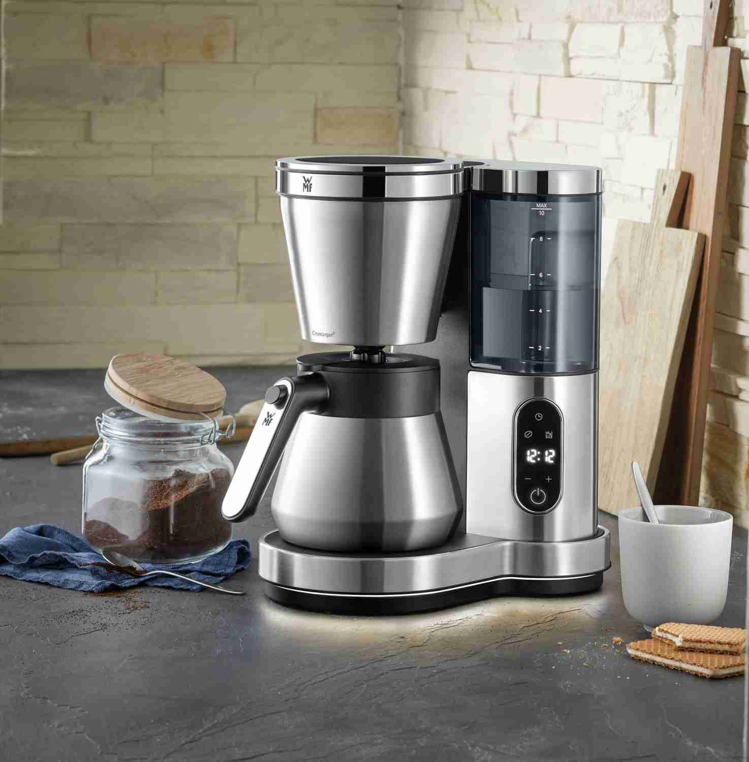 Serientest: WMF Lumero Filterkaffeemaschine Glas, WMF Lumero Filterkaffeemaschine Thermo, Bild 2 Kaffeemaschine WMF Lumero Filterkaffeemaschine Glas, WMF Lumero Filterkaffeemaschine Thermo im Test , Bild 2
