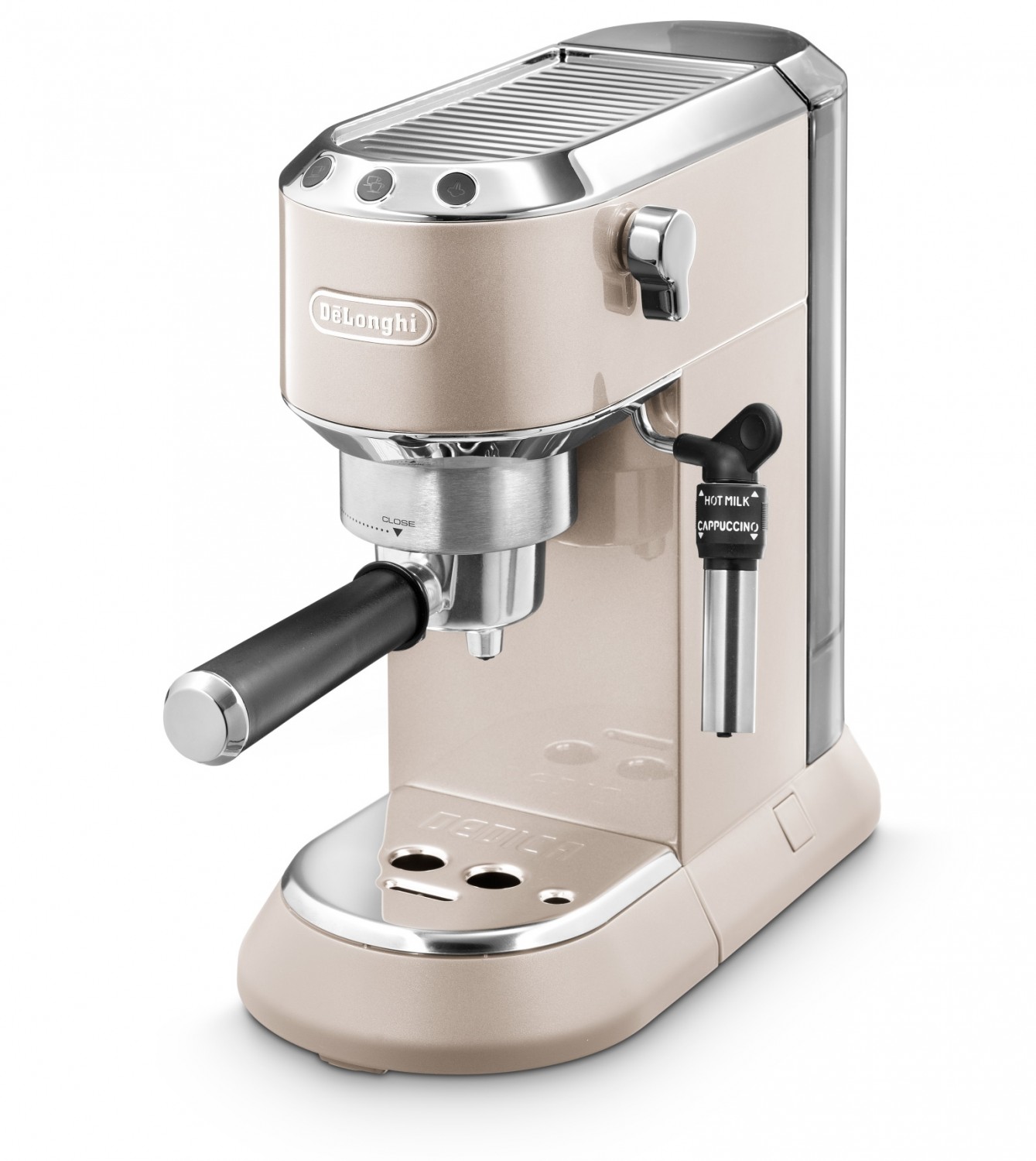 Stylischer Siebträger für Spitzenkaffees: DeLonghi Dedica Style EC 685, Bild 2 Kaffeemaschine DeLonghi Dedica Style EC 685 im Test, Bild 2